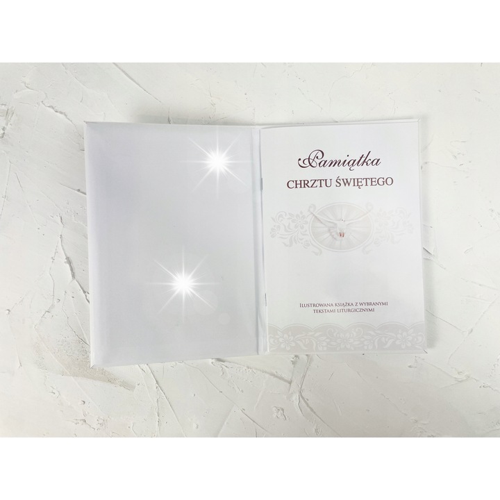 Keresztelői Emlékkönyv, Merigraf, 145x210mm, színes illusztrációk, 50 darab