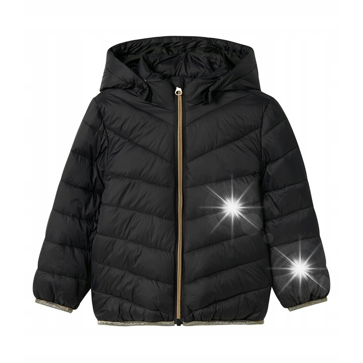 Gyerek dzseki, Name It, NmfMonay, meleg, fekete, 92 CM