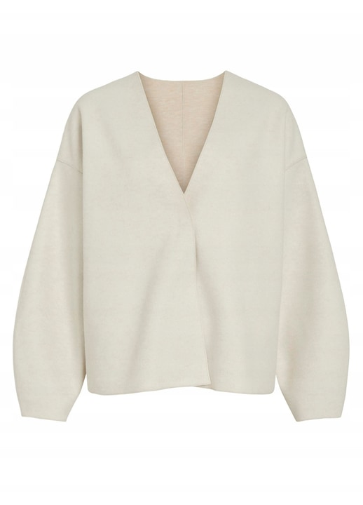 Női pulóver Vila elegáns bézs kardigán kényelmes, 44 EU