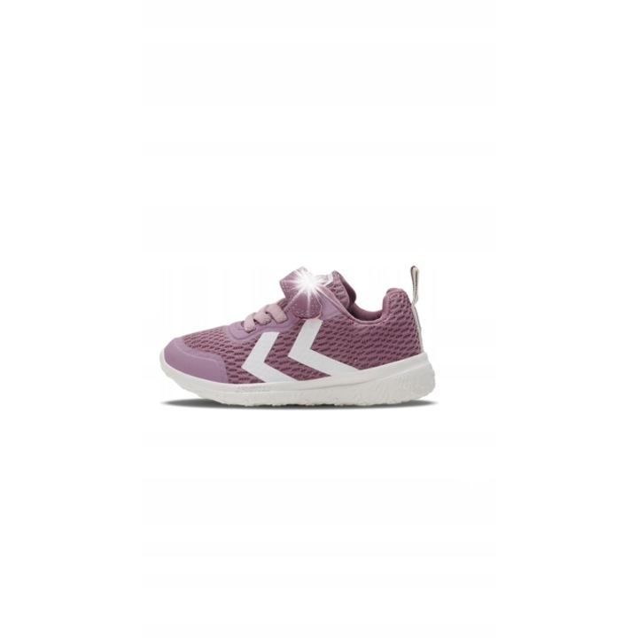 Детски обувки Hummel, стилни, удобни, лилави, рециклирана мрежа, 19 EU