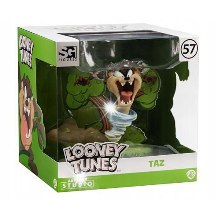 Фигурина Таз Looney Tunes 12см, PVC, многоцветен