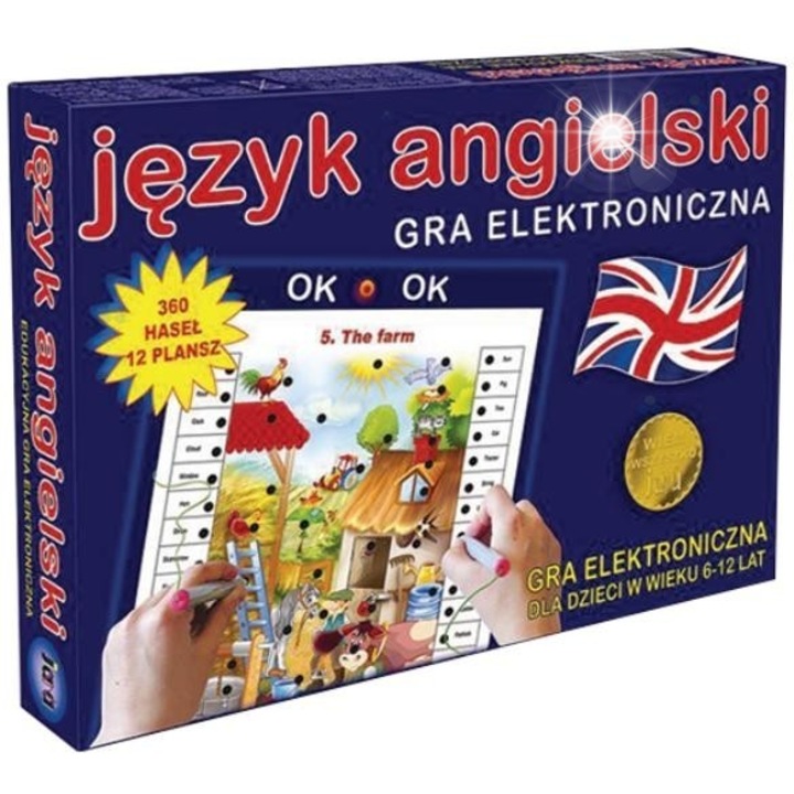 Oktató elektronikus játék gyerekeknek, TÁRSAS családi játék, 360 téma, 6-12 év