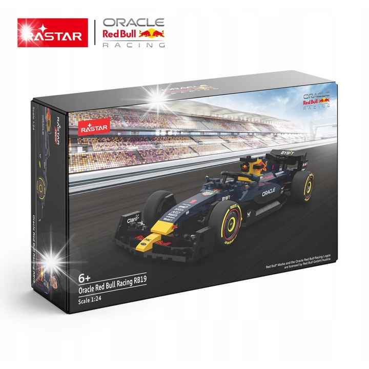 Комплект за конструиране Red Bull F1 RB19, Rastar, 333 части, 22.7x8.5x5см, многоцветен