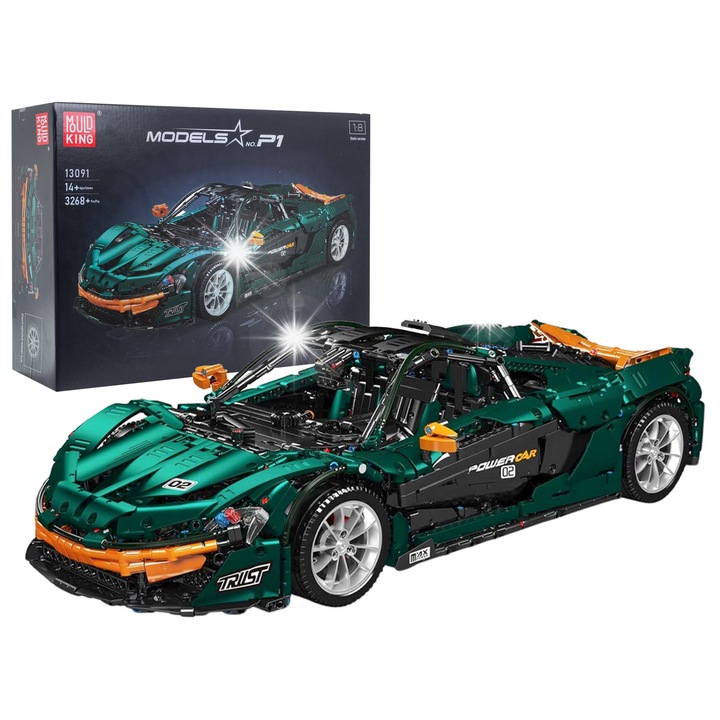 Комплект за изграждане Ramiz, спортна кола, 3268 части