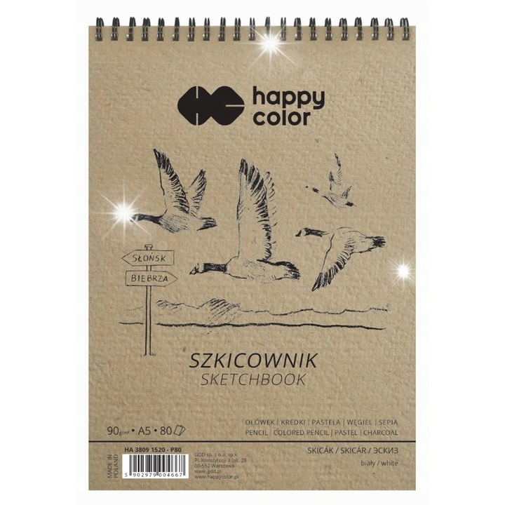 Spirálfüzet, GDD A5, 80 lap, 90g, fehér