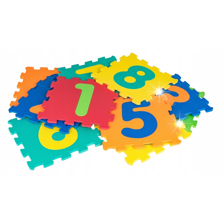 Килимче от пяна с цифри, Ramiz, 32x32см, многоцветно