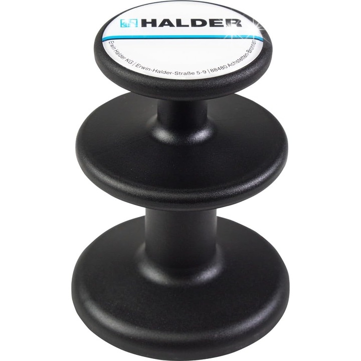 Halder 3688.003 mágnesezett tartó, fekete, szerszámok rendezéséhez, 1 db
