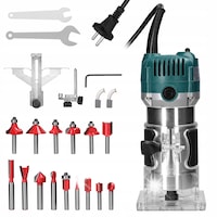 Freza electrica, 800W, 30000RPM, 15 freze, 206x87x90mm