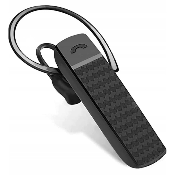 Vezeték nélküli Bluetooth fülhallgató, többpontos, zajcsökkentés, 10 mm, szett, fekete