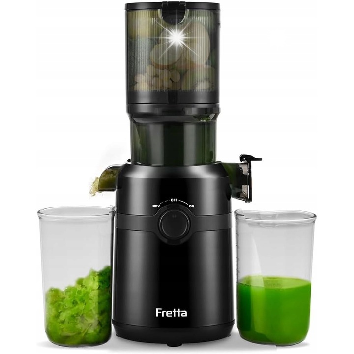 Лентова преса Fretta V1, 150W, черна, 500мл