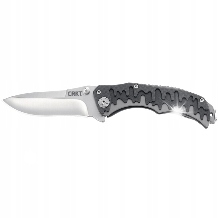 CRKT 1190 Drip Tighe kés, 8Cr13MoV acél, G10 és karbon szálas markolat, 18.4cm