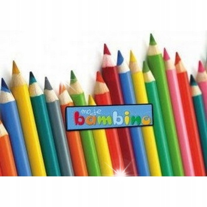 Set creioane colorate ergonomice St. Majewski, 24 culori, triunghiulare, include creion auriu si argintiu