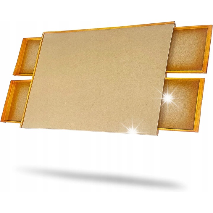 Hordozható rejtvényasztal 4 fiókkal, 79x58,5x5 cm