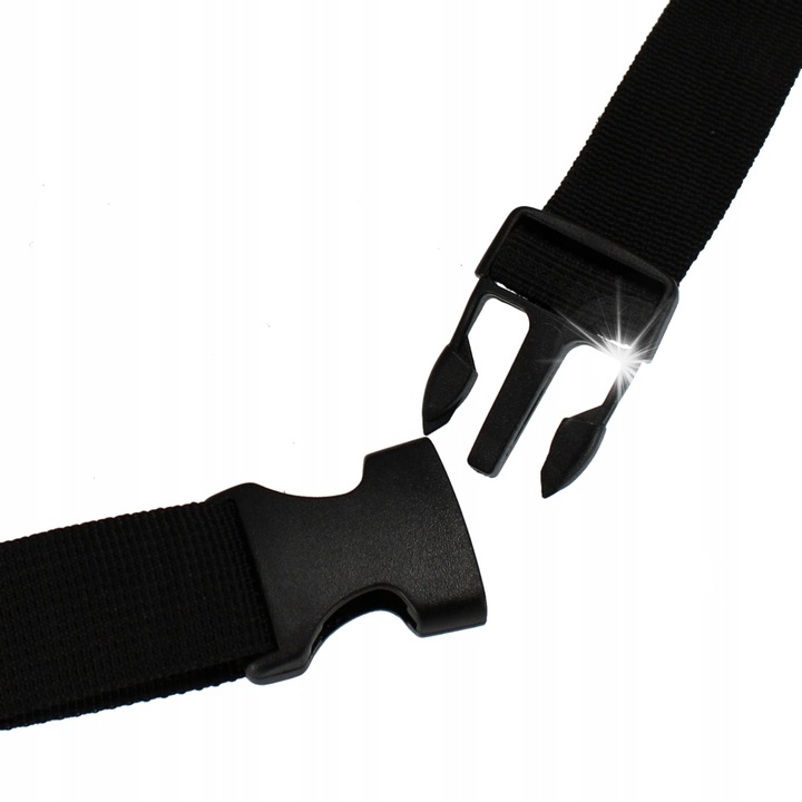 NERKA SASZETKA Gyermek övtáska fekete színben, extra