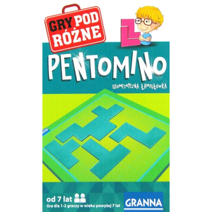 Pantomino társasjáték, 1-2 játékos, 7 év, szett