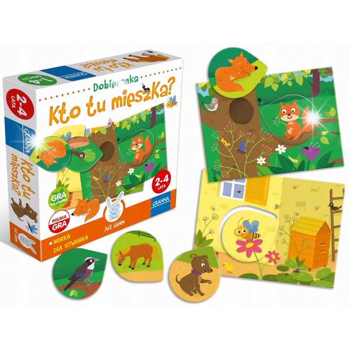 Társasjáték, Ki lakik itt, oktató, 7 év,