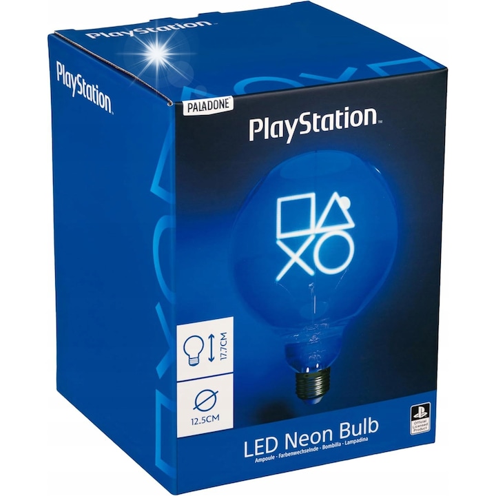 LED неонова лампа Minecraft Creeper, 24,3 см, оригинален дизайн, зелена, с керамична основа