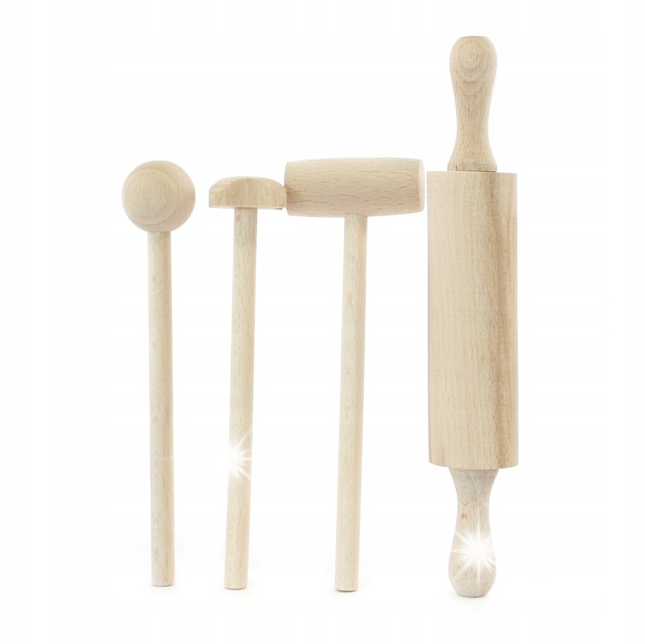 Fából készült betlehemi készlet gyermekeknek, Magiera, 15x27cm, többszínű