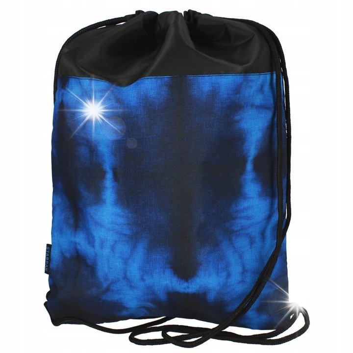 STARPAK Tie Dye multifunkcionális gyermek hátizsák, fekete, 30x45cm, szennyeződésálló