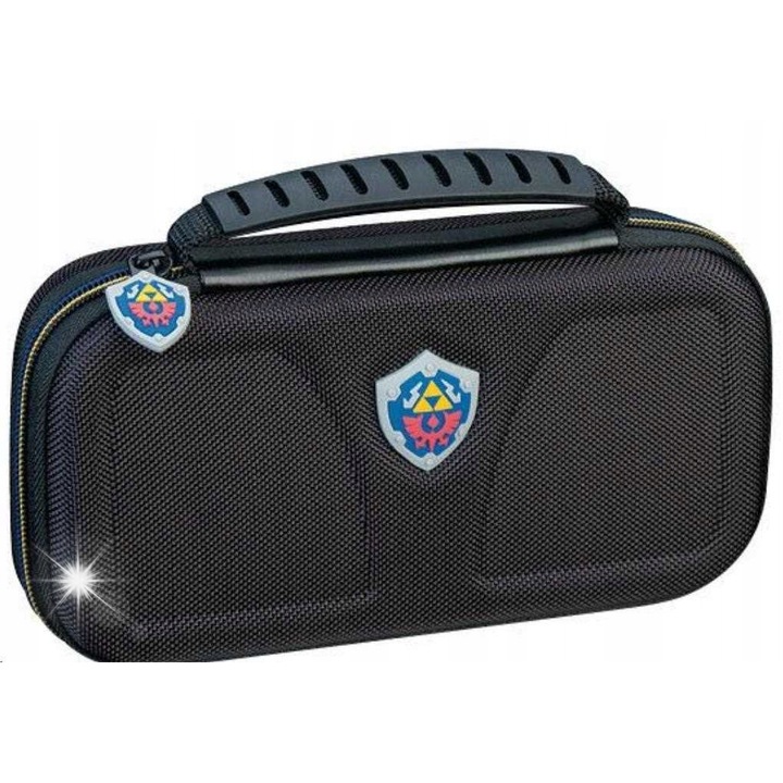 Калъф за Nintendo Switch Lite, Big Ben, Zelda, със стойка, комплект с калъф за 4 игри и 2 Micro SD карти