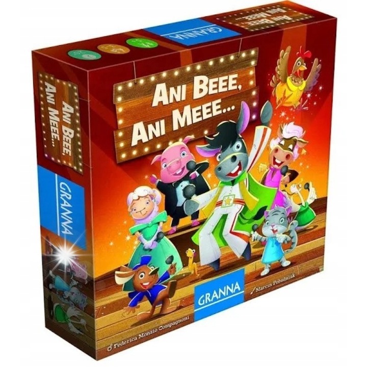 Társasjáték, Ani Bee Ani Mee, kooperatív, 3-5 játékos, 5+, 20 perc, szett