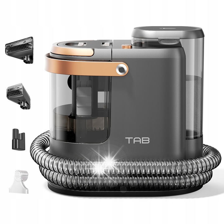 Aspirator cu spalare TAB, 1600ml/1250ml, 18 kPa, 4 perii, gri