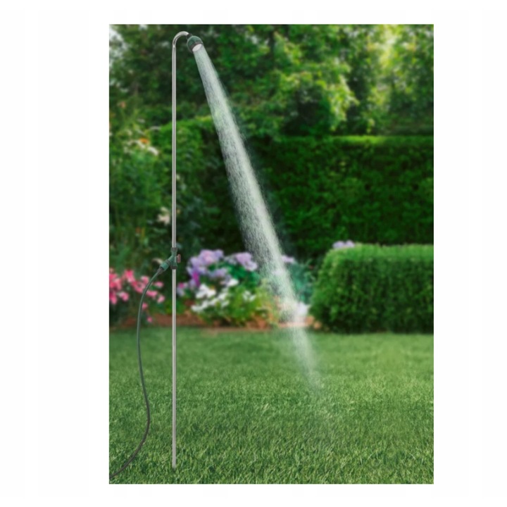 Kerti zuhany, 200x2270mm, állítható, UV-álló, tömlő nélküli készlet