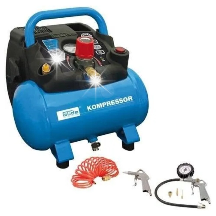 Kompresszor GUDE AIRPOWER 190/08/6 6l 8bar, 1 henger, olajmentes, 340x310x335mm