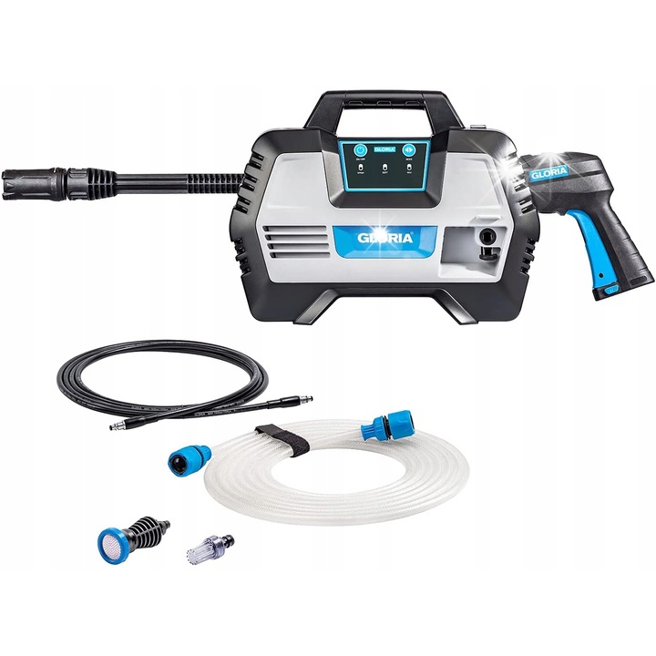 Aparat de spalat cu presiune Gloria 000330.0000, 1500W, 110 bar, 4 in 1, 230V, 5m cablu