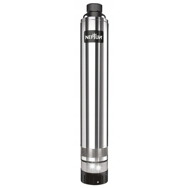 Помпа за дълбоки кладенци Neptun NTP-E 100, 1000W, 19м дълбочина, 35°C, 99мм