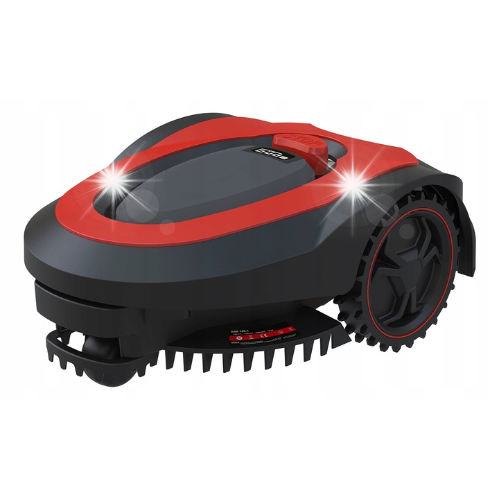 Робот за косене на трева Gude GRR 180.1, 28 V, 2 Ah, червен/черен, 50x600м