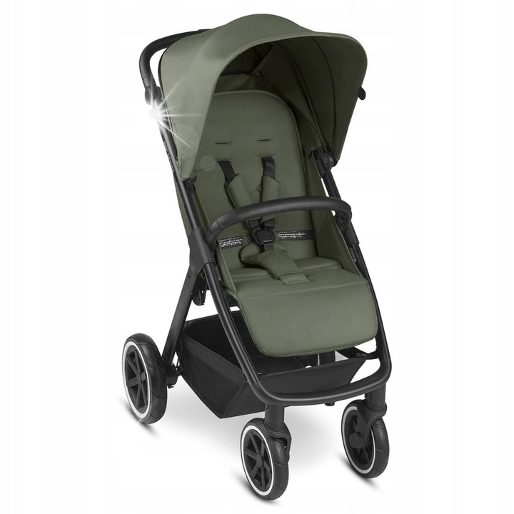 Количка ABC Design Avus Air, 22кг, пневматични гуми, цвят маслина