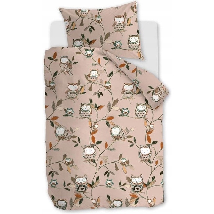Beddinghouse Kids Owlsome paplanhuzat, pamut, 140x200cm, többszínű