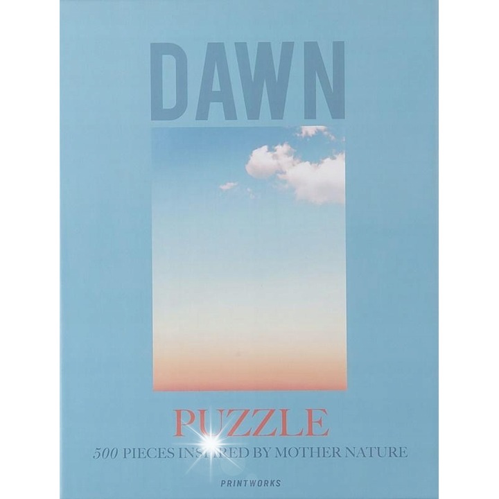 Puzzle 500 darabos DAYTIME DAWN, Printworks, mérete 52x38cm, Készlet fiataloknak