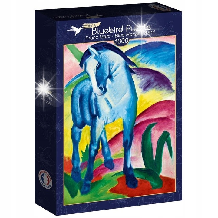 Puzzle 1000 darab, Bluebird, készlet, 69x48cm, kék