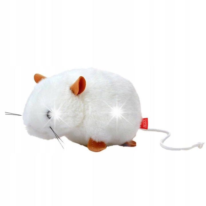 Плюшена бяла мишка Beppe, 13 см, комплект плюшени играчки