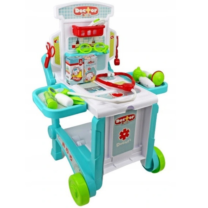 Doktoros játékszett, Maksik, 2 figura, többszínű, gyerekeknek