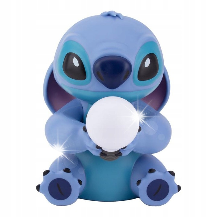Детска нощна лампа Paladone, модел Stitch, 20,5x13,6x13,6см, USB захранване, комплект с кабел