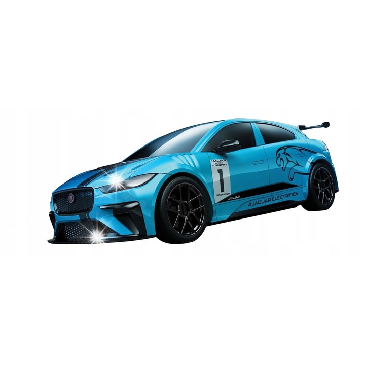 Airfix QUICKBUILD Jaguar I-PACE eTROPHY - Set model de construit, 40 elemente, plastic, 6+ ani