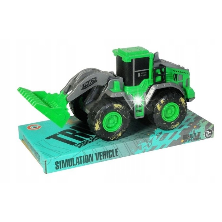 Utilaj de constructie de jucarie, Swede, model excavator, 3 ani+, detalii realiste