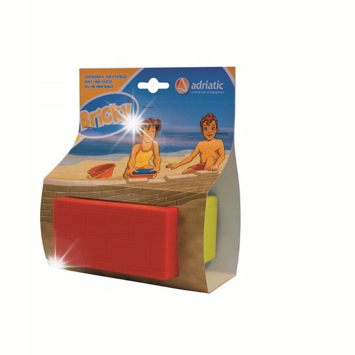 Пясъчник за деца, Baczek, форма на тухла, устойчив на атмосферни влияния, 3 години+