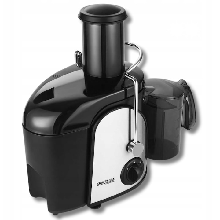 Sokovirowka electrica HDeye, 800W, inox, 600ml, 2 viteze, negru-argintiu