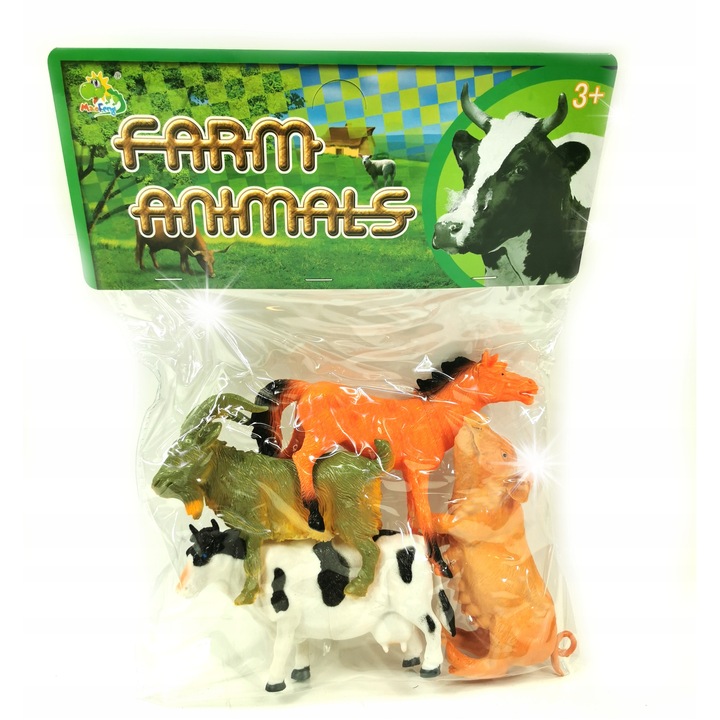 Set figurine animale domestice, Pegaz Toys, medii, multicolor