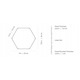 Комплект разширение Nanoleaf Hexagons - 3 осветителни панела, RGBW, 20x23см