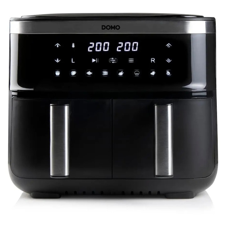 Friteuza Aigostar 3,5L, 1500W, tehnologie de circulatie a aerului 360, neagra