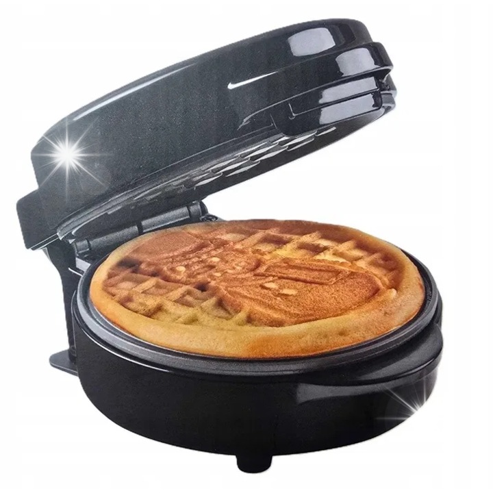 Gofroniera Bestron 550W, neaderenta, compacta, 2 minute incalzire