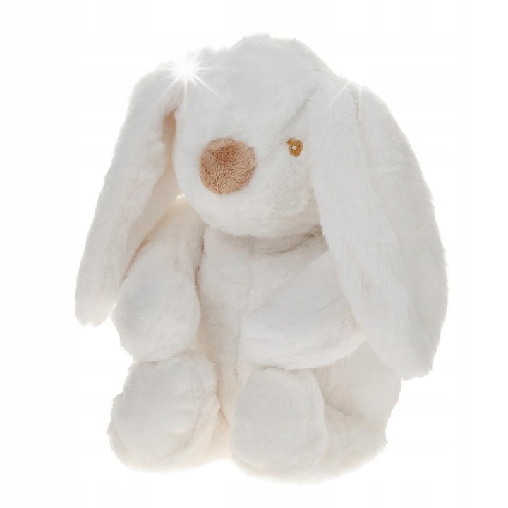 Плюшен заек Шарлот, Бепе, бял, 25см