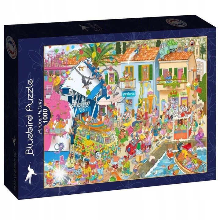 Puzzle 1000 darabos kikötő, 69x48cm, gyermekeknek szánt készlet