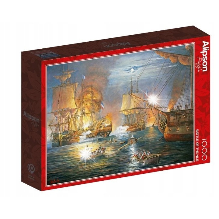 Puzzle A Nílus menti csata, Alipson Puzzle, 1000 darab, 68x48cm, fiataloknak