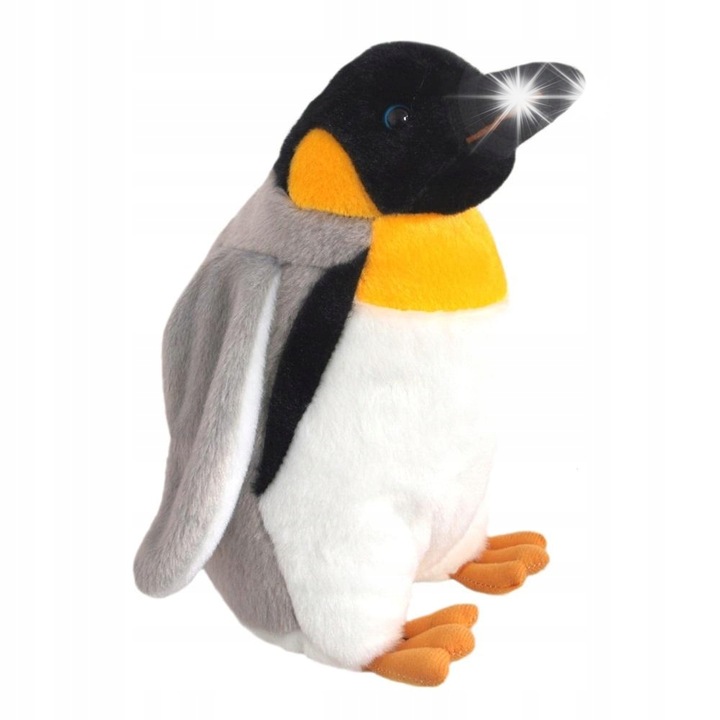 Плюшен императорски пингвин, Beppe, 17,5 см, сив